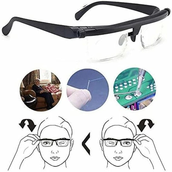 Adjustable Focus Reading Glasses