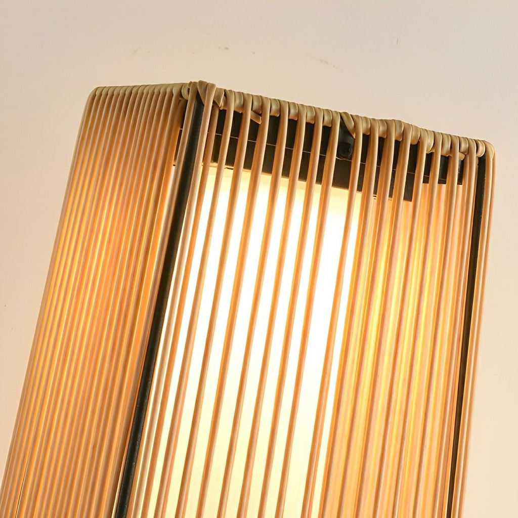 Artisanal Modern Waterproof Rattan LED Outdoor Floor...
