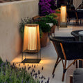 Artisanal Modern Waterproof Rattan LED Outdoor Floor...