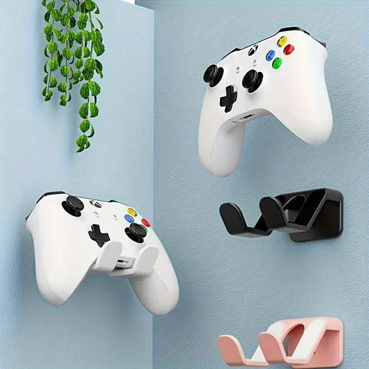 Wall-Mounted Game Controller and Headphone Holder