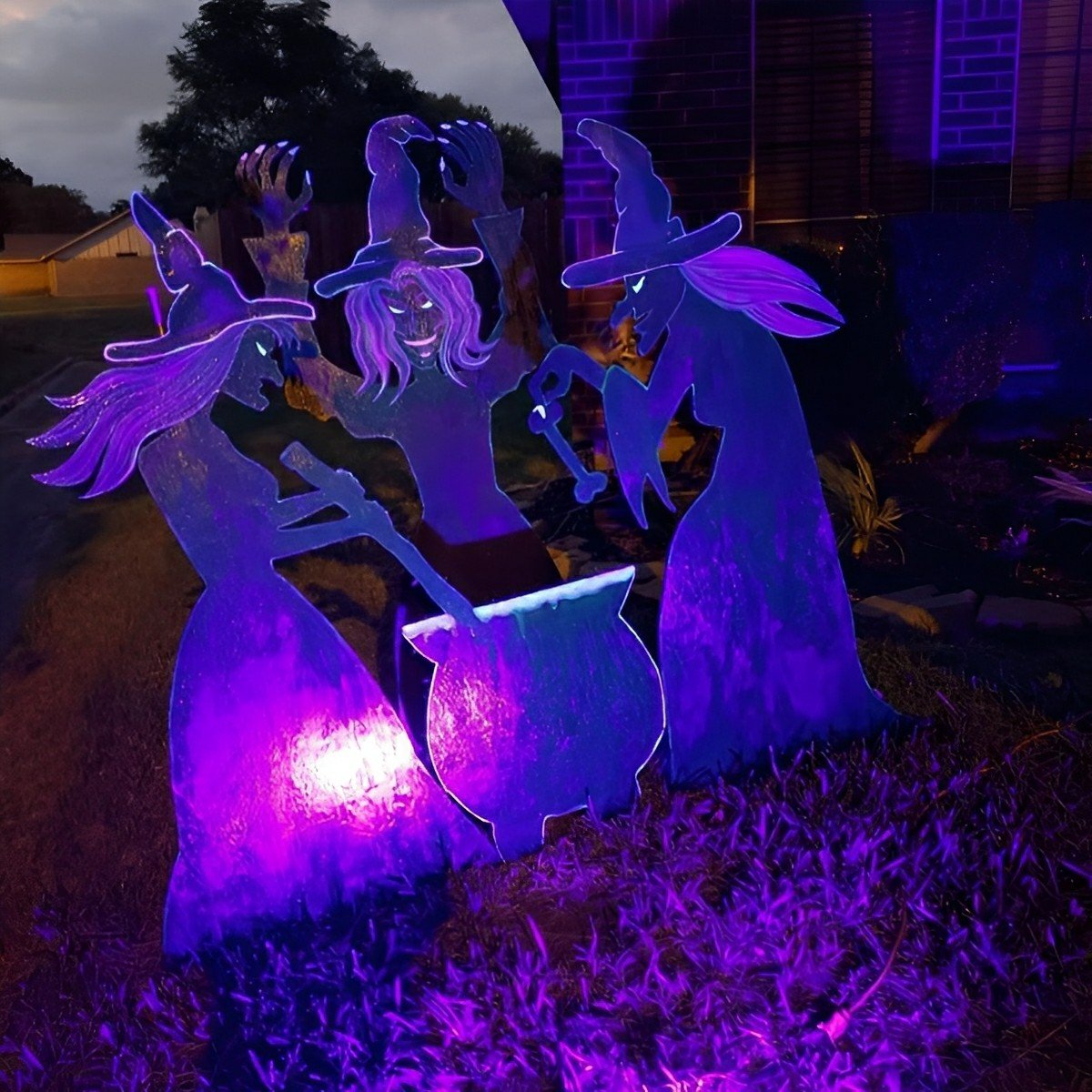 Halloween Waterproof UV Purple Light Flood Lights...