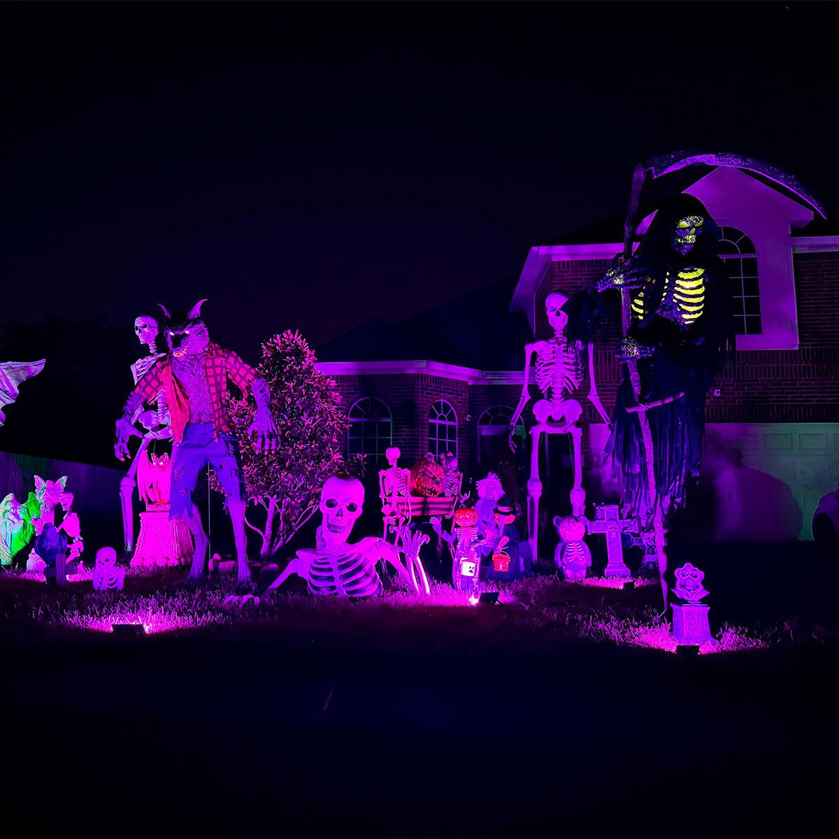 Halloween Waterproof UV Purple Light Flood Lights...