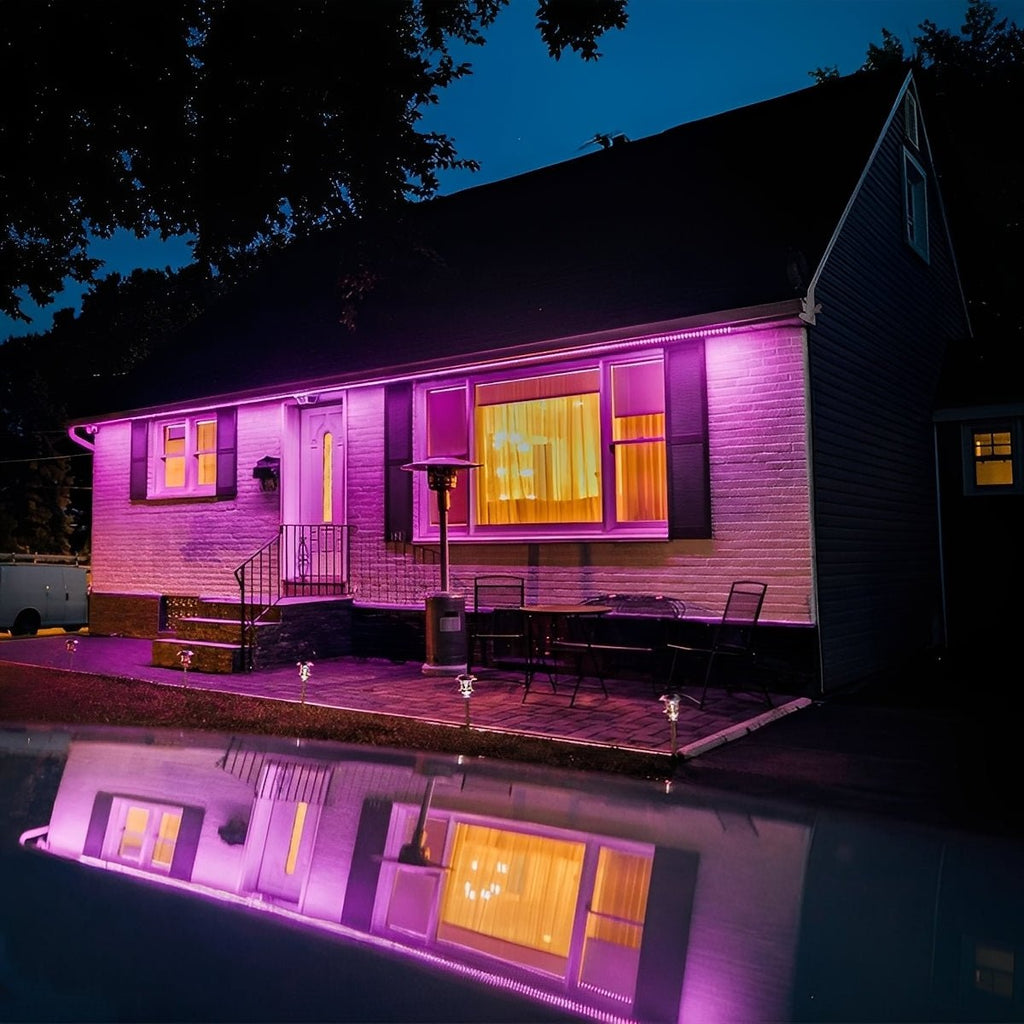 Halloween Waterproof UV Purple Light Flood Lights...