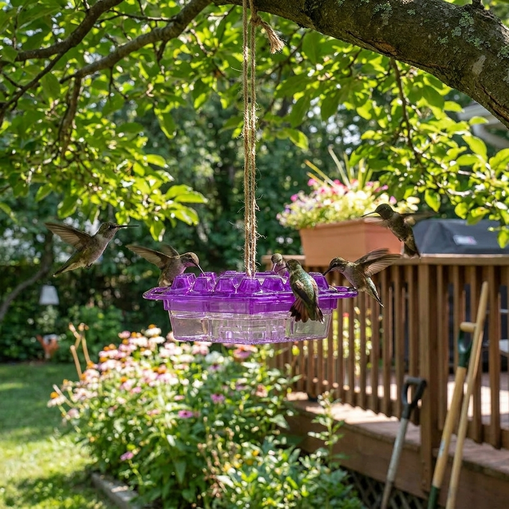 Hummingbird Feeder lifestyle
