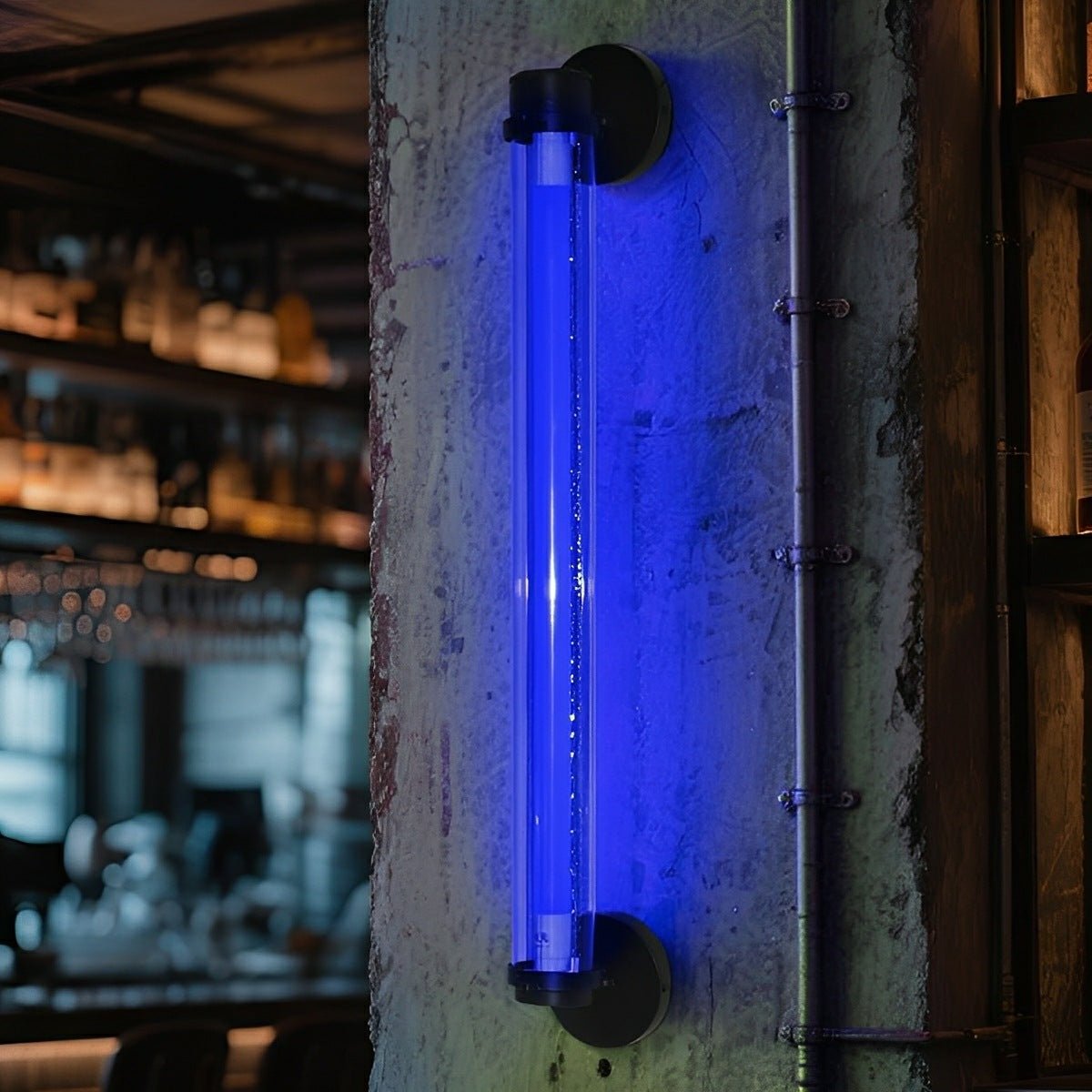 Industrial Neon Long Strip LED Wall Sconces