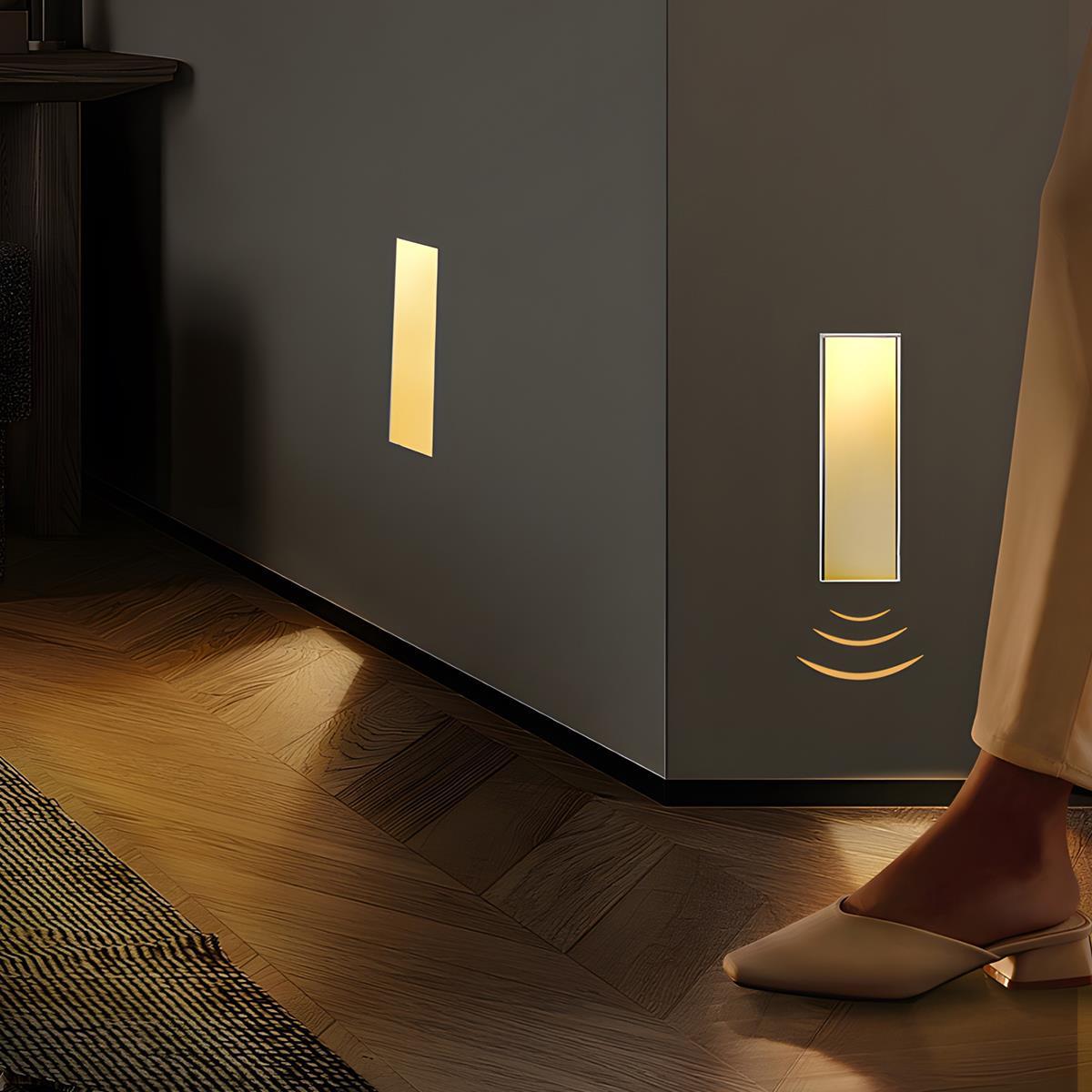 Minimalist LED Recessed Wall Sconces Stairway Lights
