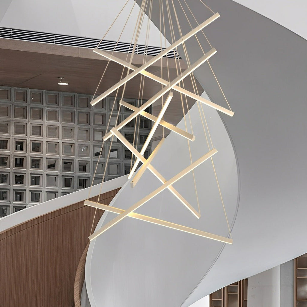 Minimalist Strip Stepless Dimming LED White Modern...