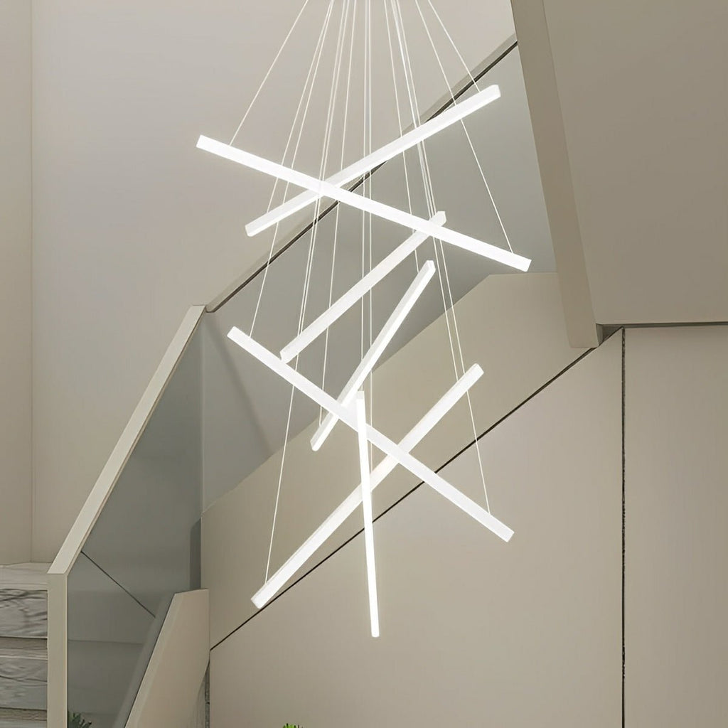 Minimalist Strip Stepless Dimming LED White Modern...