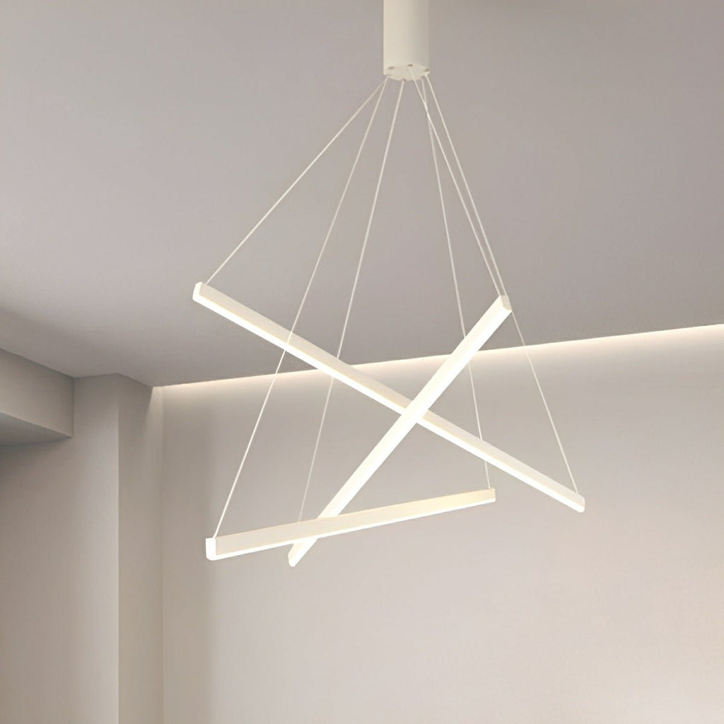 Minimalist Strip Stepless Dimming LED White Modern...
