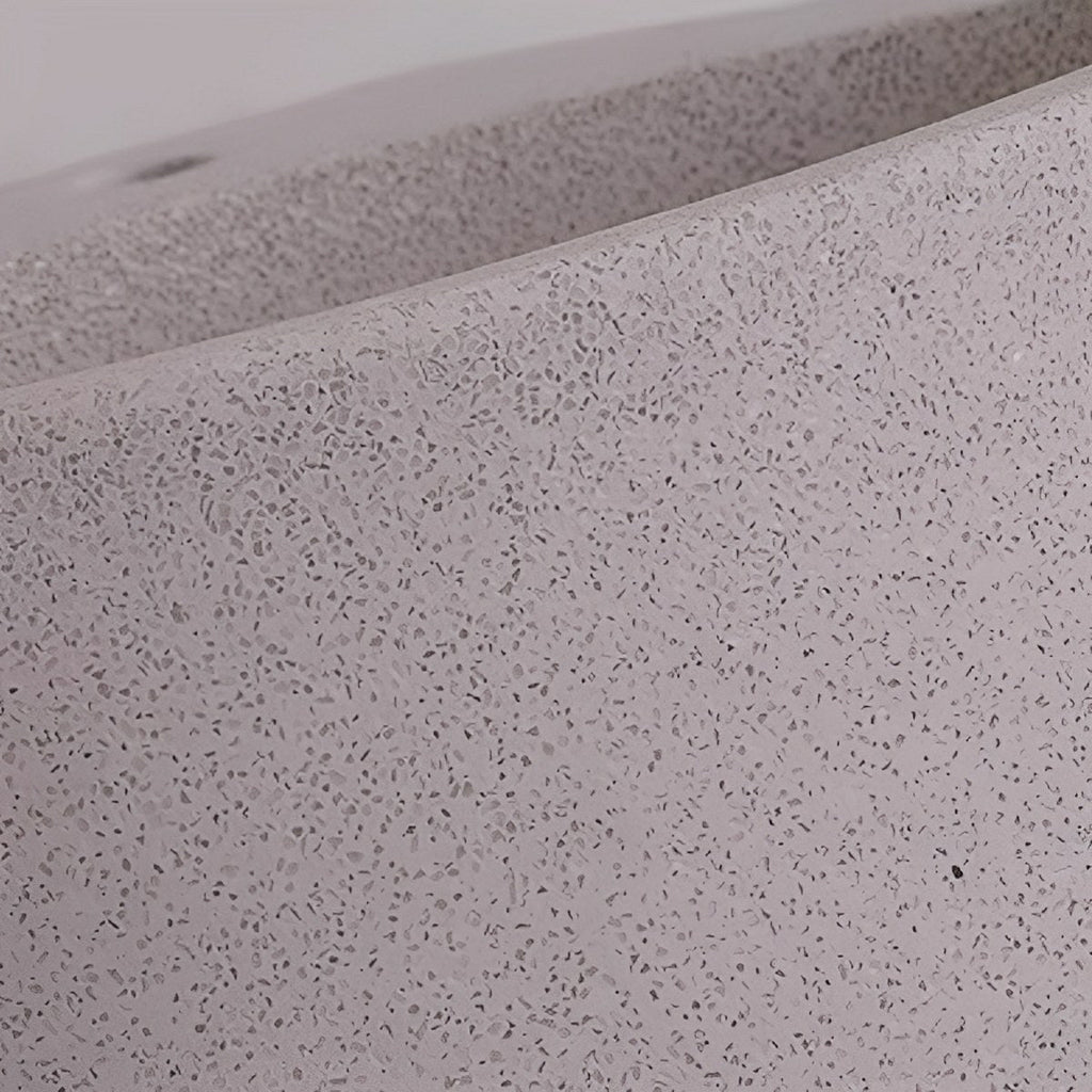 Modern Concrete Oval Up and Down LED Wall Sconces