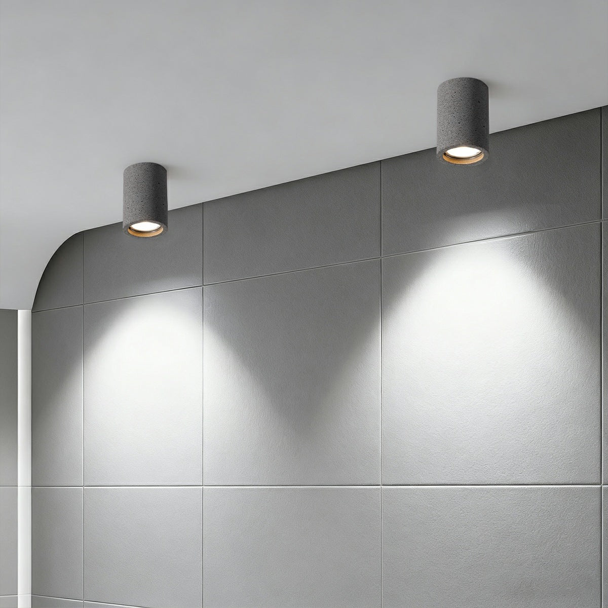 Modern Minimalist Round Concrete LED Ceiling Lights...