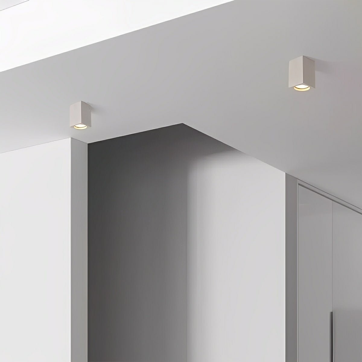 Modern Minimalist Square Concrete LED Ceiling Lights...