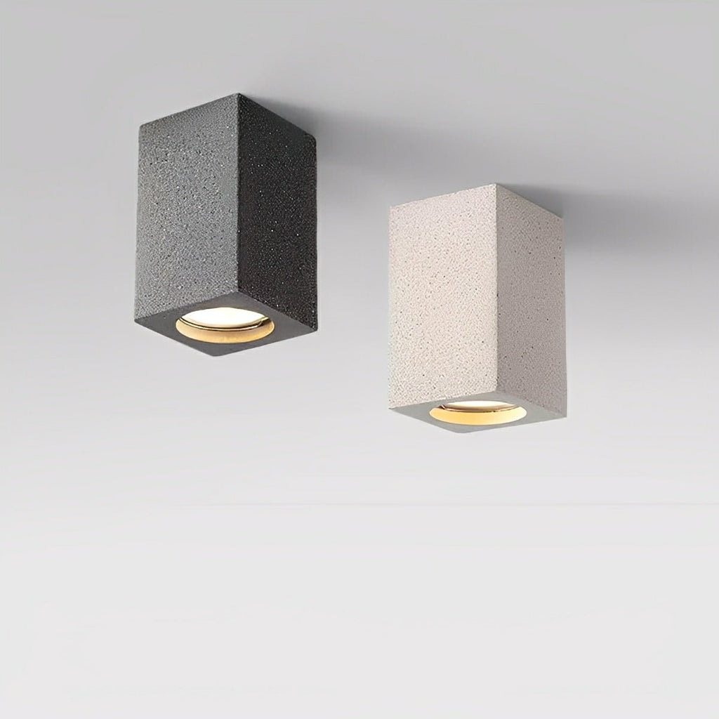 Modern Minimalist Square Concrete LED Ceiling Lights...