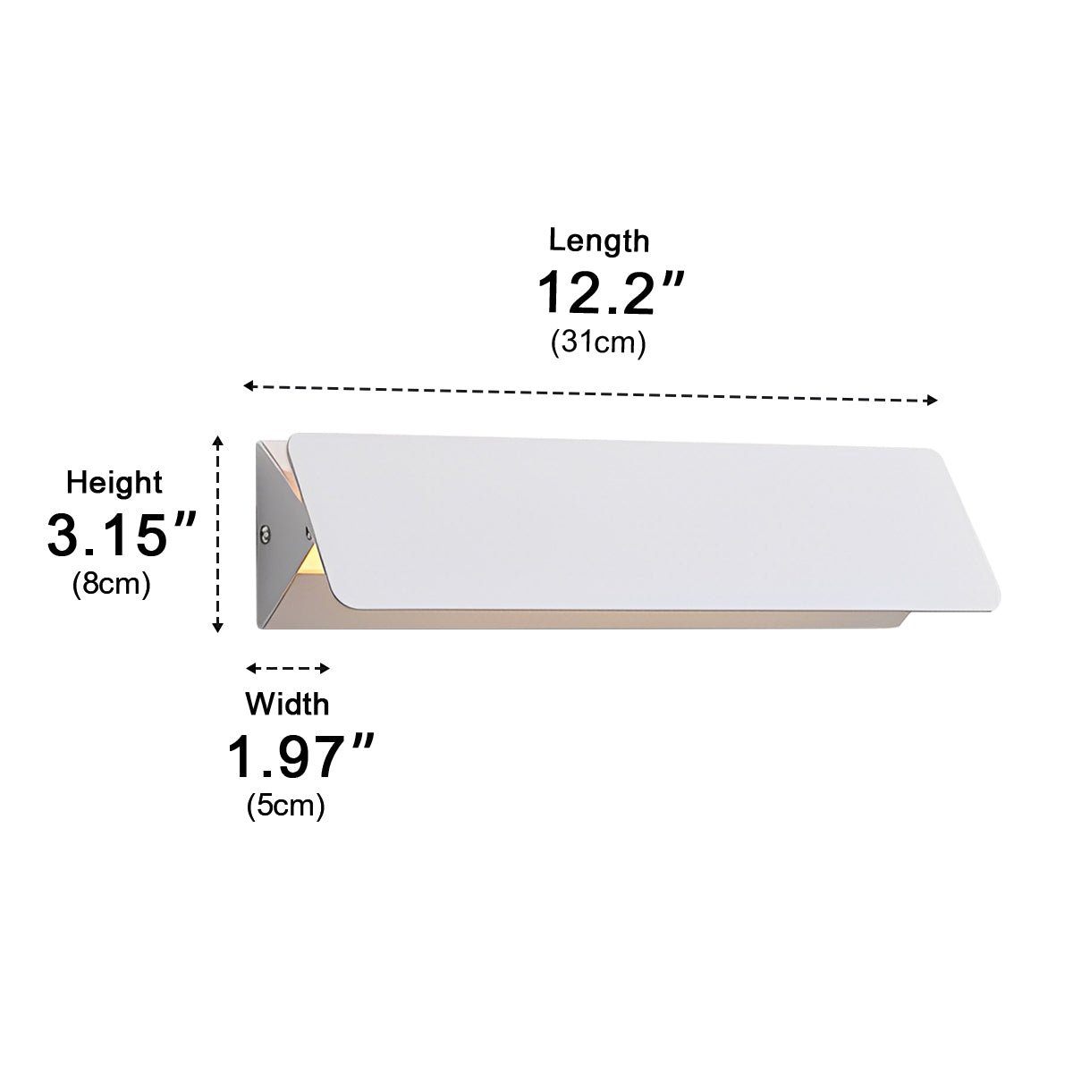 Modern Strip Up and Down LED Wall Sconces