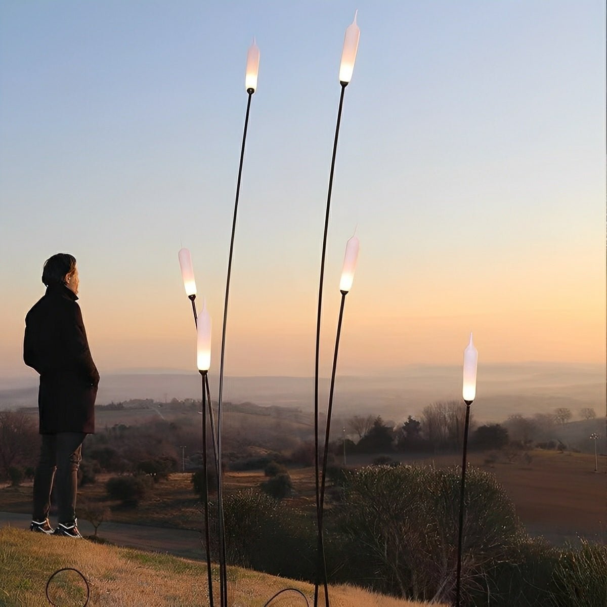 Modern Waterproof Cattail-Shaped LED Outdoor Landscape...