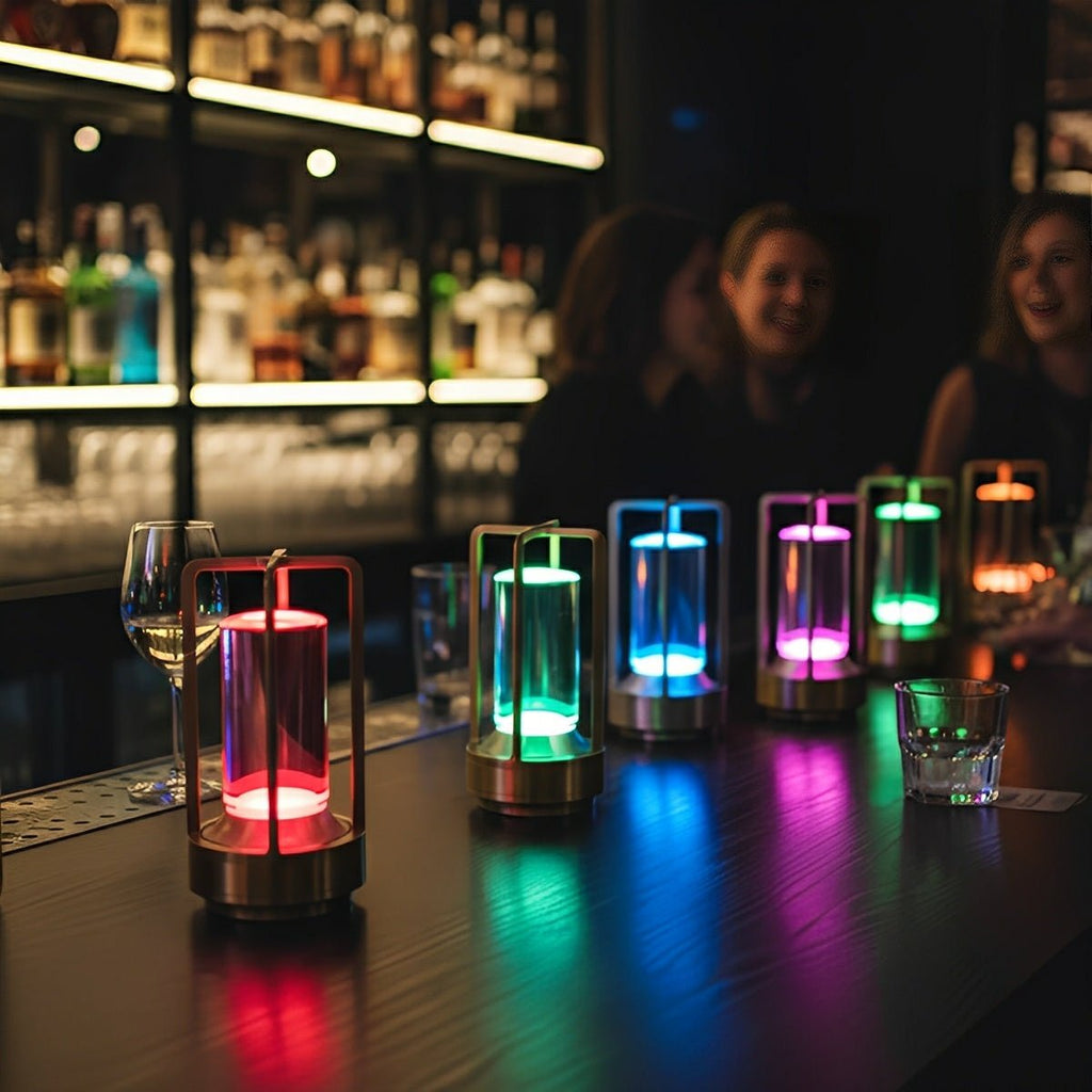 Portable RGB Table Lamp Touch Dimming Night Lights