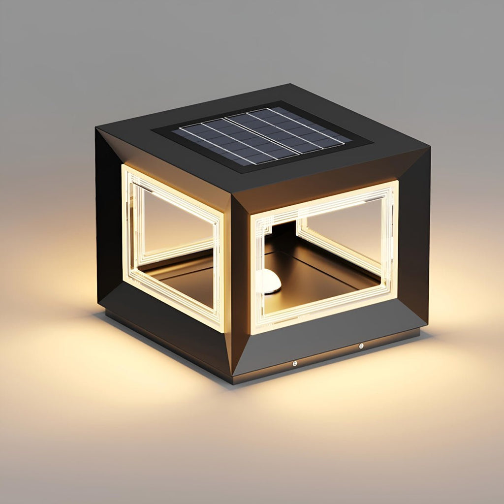 Square Modern Stainless Steel Waterproof LED Outdoor...