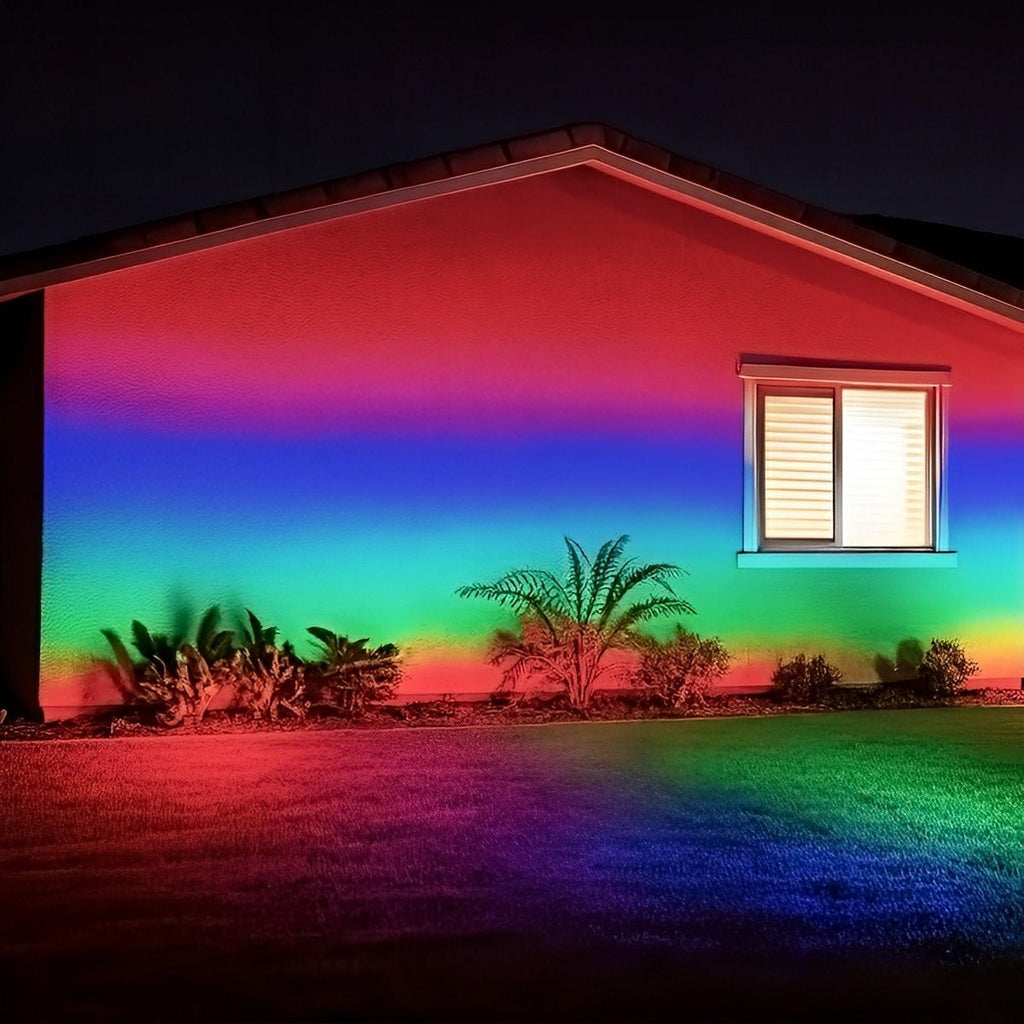 Color-changing Outdoor Waterproof RGB LED Spot Light...