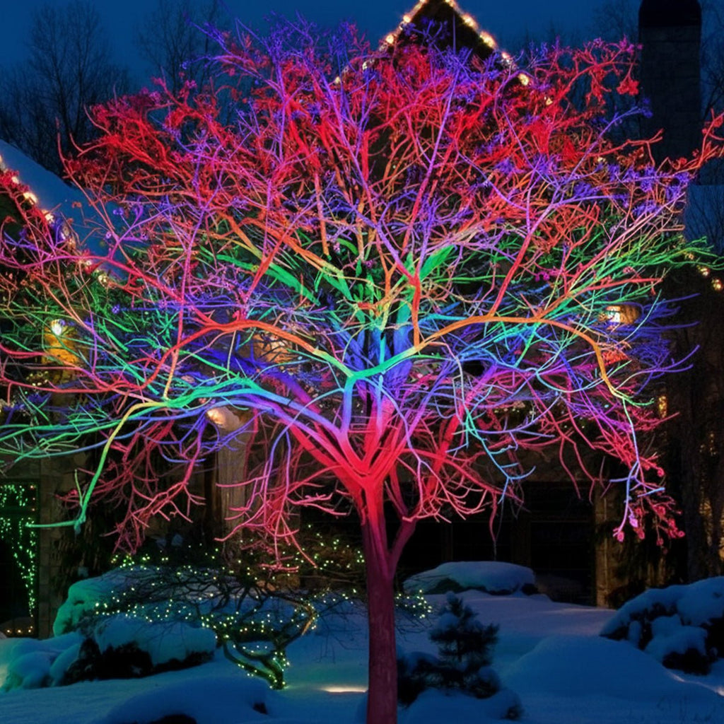 Color-changing Outdoor Waterproof RGB LED Spot Light...