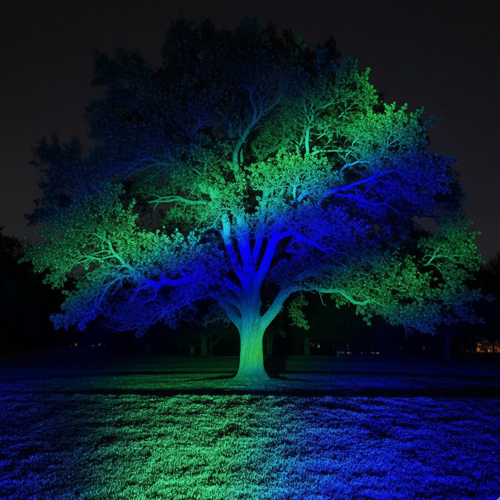Color-changing Outdoor Waterproof RGB LED Spot Light...