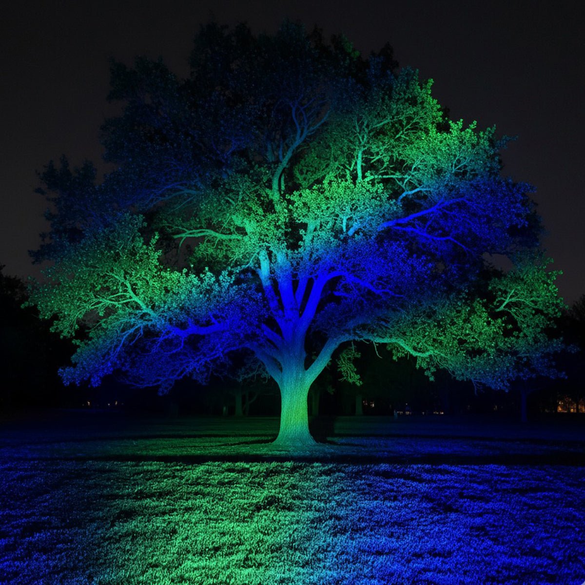 Color-changing Outdoor Waterproof RGB LED Spot Light...