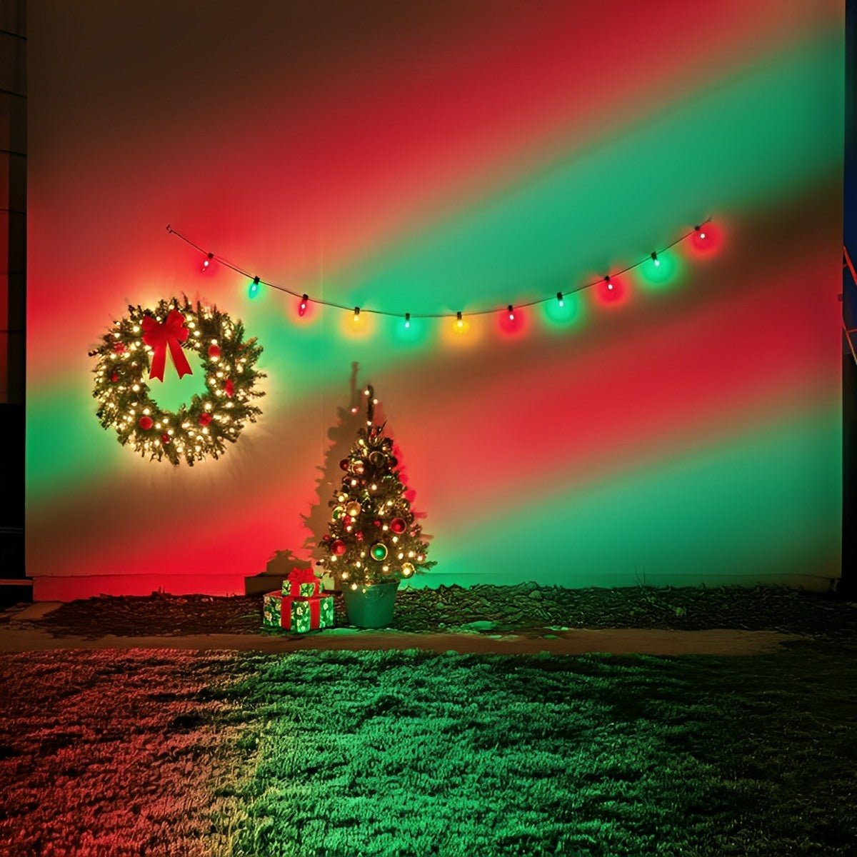 Color-changing Outdoor Waterproof RGB LED Spot Light...