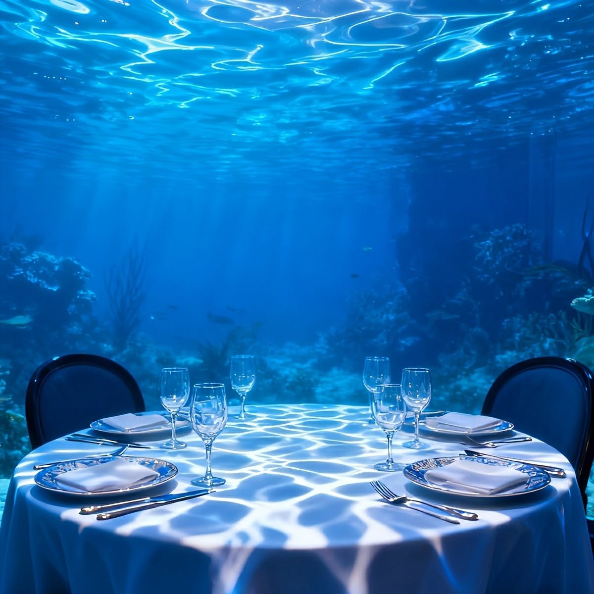 Waterproof Dynamic Water Waves LED Spot Light Ambient...