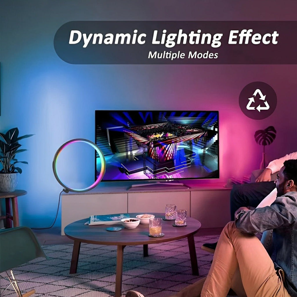 WIFI RGB Dimming Ring - Round Dynamic Ambient Night...