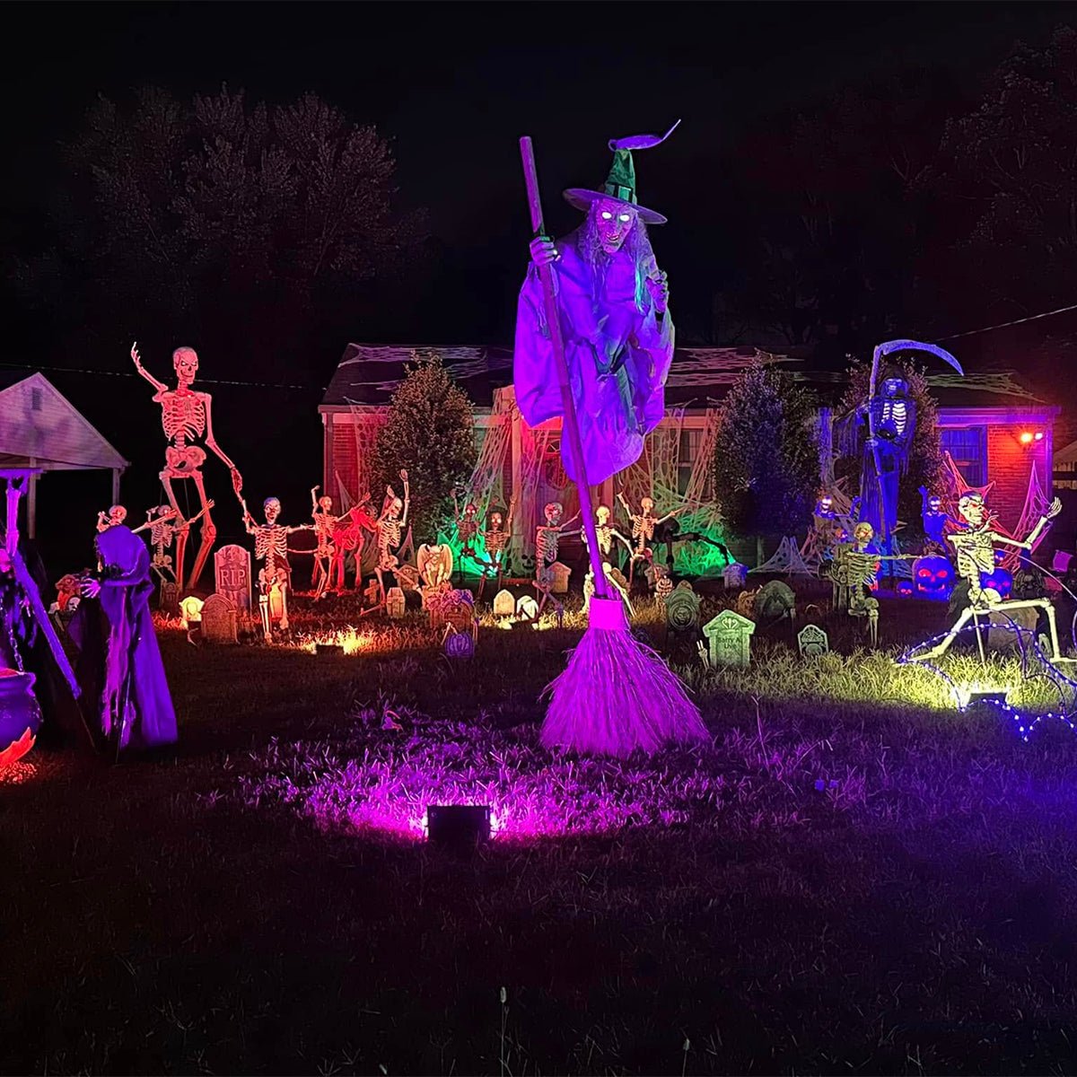 WIFI Smart Halloween Waterproof RGBCW Flood Lights...