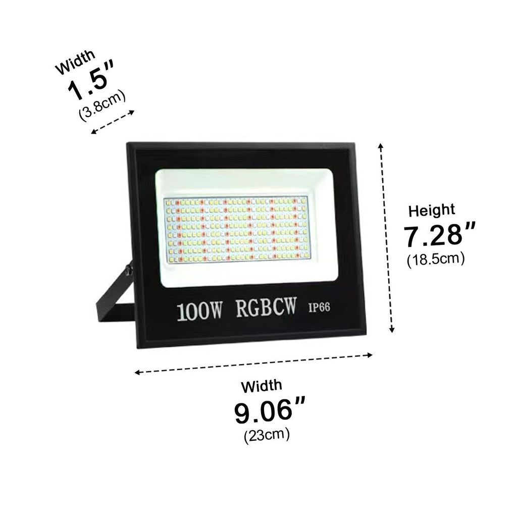 WIFI Smart Halloween Waterproof RGBCW Flood Lights...