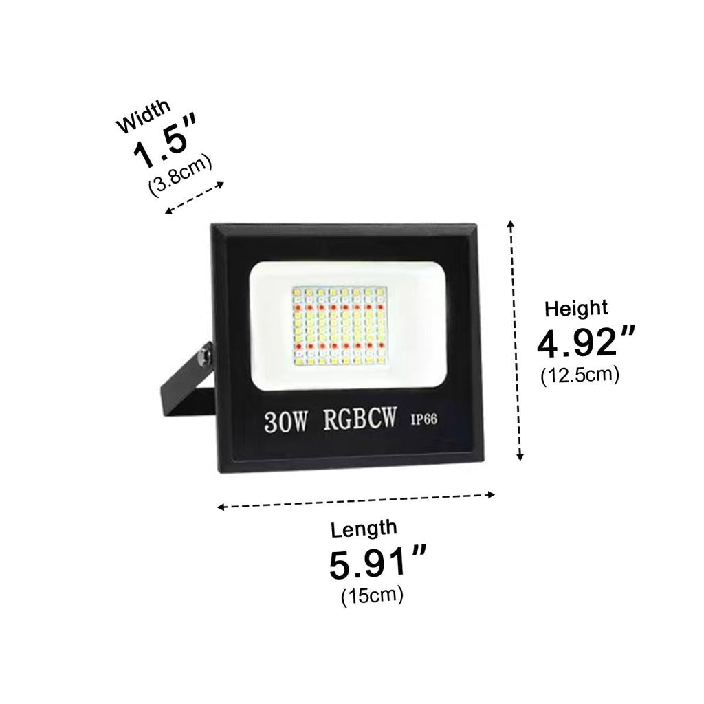 WIFI Smart Halloween Waterproof RGBCW Flood Lights...