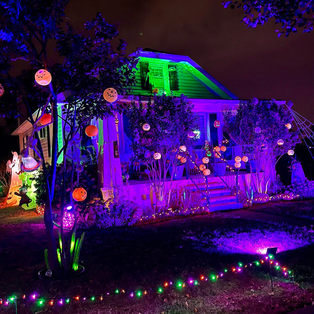 WIFI Smart Halloween Waterproof RGBCW Flood Lights...