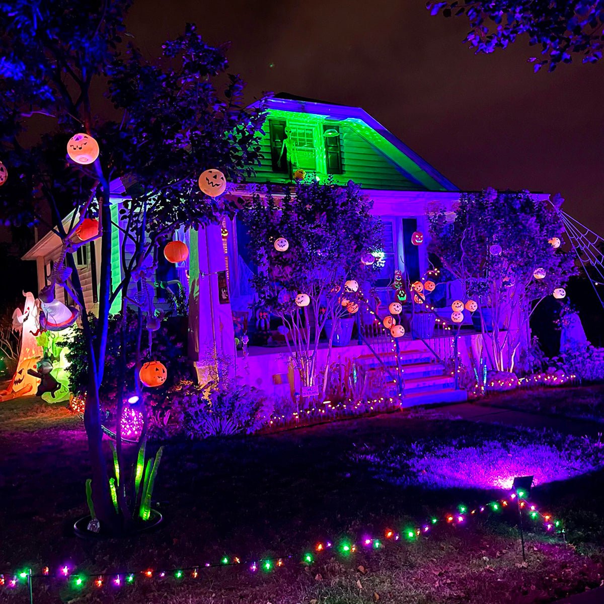 WIFI Smart Halloween Waterproof RGBCW Flood Lights...