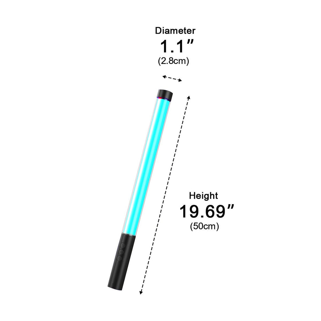 Wireless 360deg LED Tube Handheld Light Stick...
