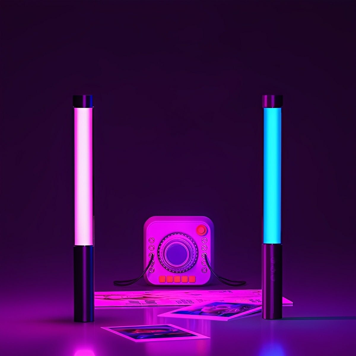 Wireless 360deg LED Tube Handheld Light Stick...